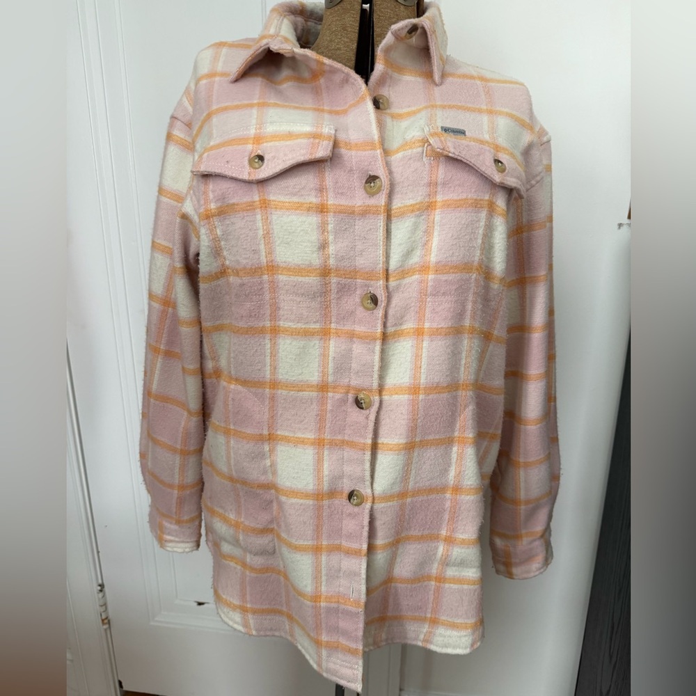 Columbia Pastel pink size Large Shacket